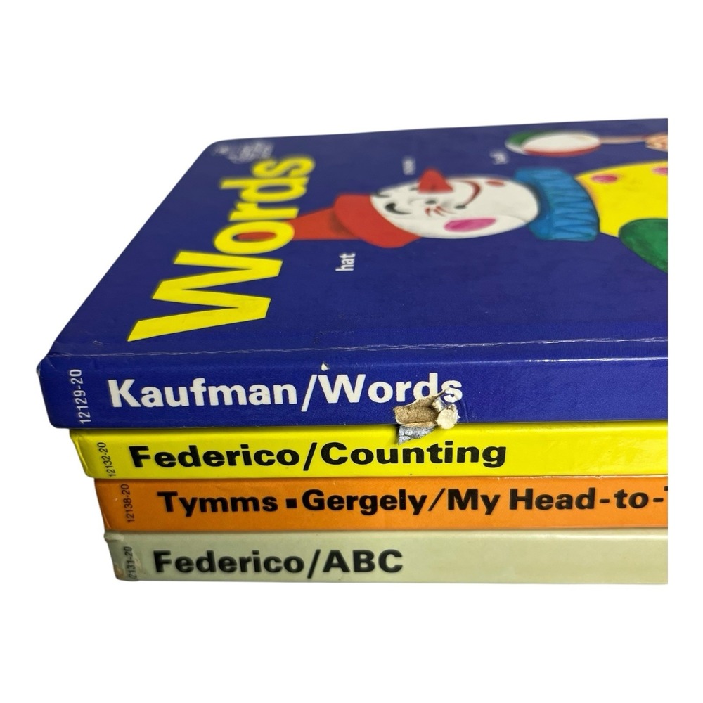 A Golden Sturdy Shape Book Books Hardcover Words Counting ABC Head to Toe Lot 4 - Picture 11 of 14